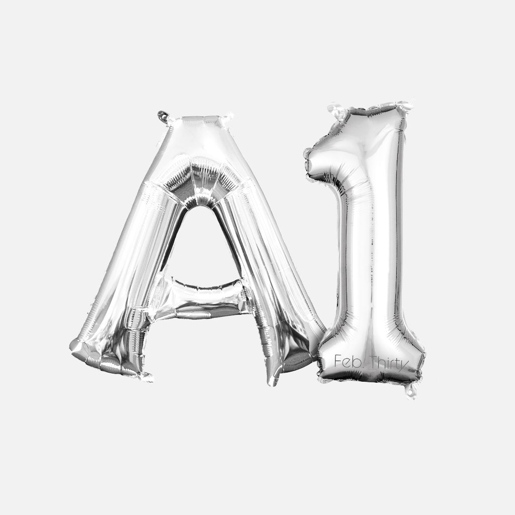 字母及數字鋁膜氣球