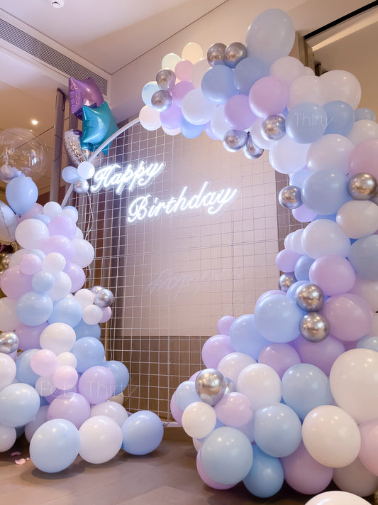 圓形網架氣球套裝