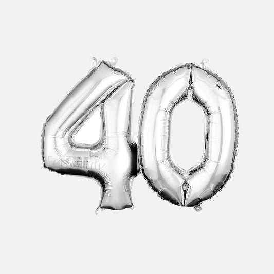 40寸數字鋁膜氣球