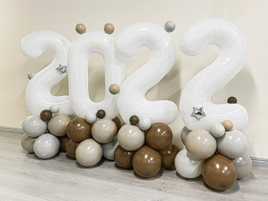 2022 40"數字鋁膜氣球座